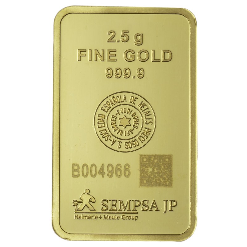 Lingote de oro de 1 Kg. Marca Sempsa - The Gold House