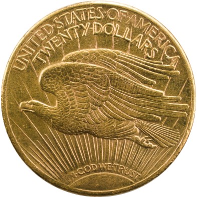 Moneda de Oro 20$ Dollar-USA-Double Eagle Saint Gaudens-1907/1933