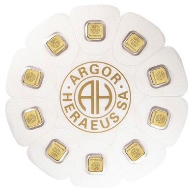Lingote de oro 10x1 gramos Argor Heraeus "GoldSeed"