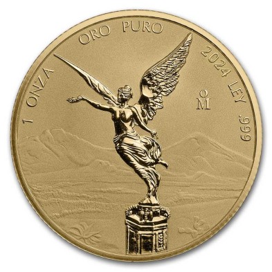 Moneda de Oro México 1 Oz.-Libertad-Reverse Proof-2024
