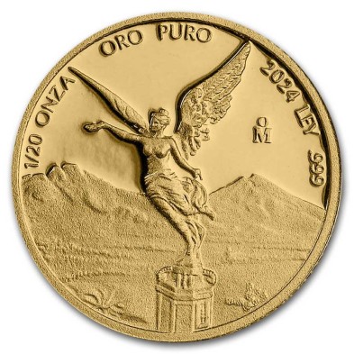 Moneda de Oro México-1/20 Oz.-Libertad-Proof-2024