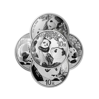 Moneda de Plata Panda 30g China-Varias Ediciones