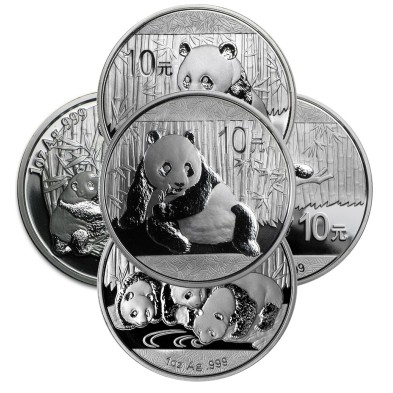 Moneda de Plata 1oz-China-Varias Ediciones