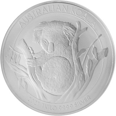 Moneda de Plata 30$ Australia-1 Kilo-Koala-Varios Años