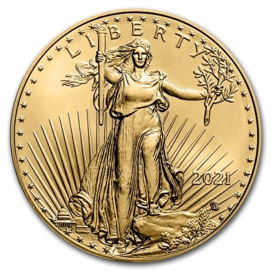 Moneda de Oro 5$ Dollar-USA-1/10 oz.-American Eagle-2021