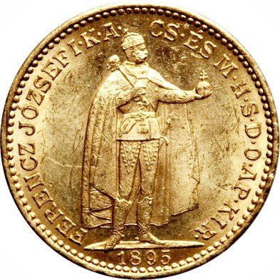 Moneda de oro 20 Coronas-Hungría-Francisco José I-Varios Años