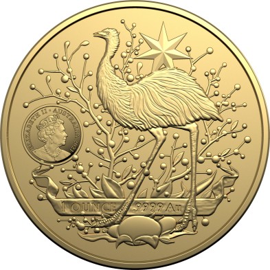 Moneda de Oro 100$ Dollar-Australia-1 oz.-Coat of Arms (RAM)-2021