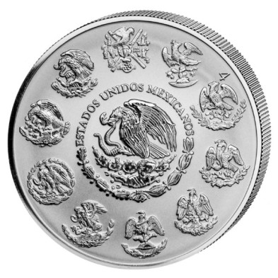 Moneda de Plata-5 oz.-México-Libertad-Revese Proof-2024