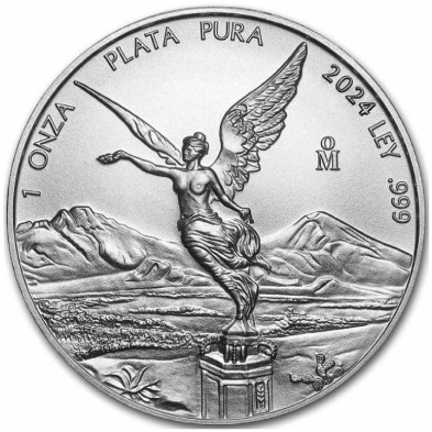 Moneda de Plata-1 oz.-México-Libertad-2024