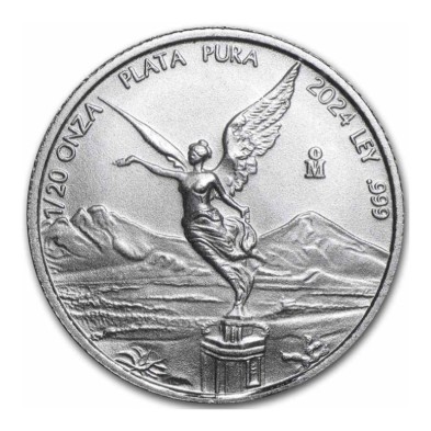 Moneda de Plata-1/20 oz.-México-Libertad-2024