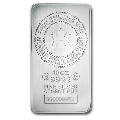 Lingote Plata 10 Oz  Refinerías Good Delivery Segunda Mano