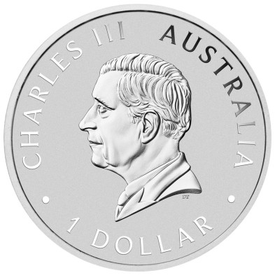 Moneda de Plata 1$ Dollar-Australia-1 Oz.-Emu-2024