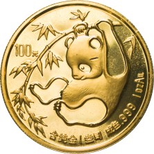 Moneda de Oro 100¥ Yuan-China-1 oz.-Panda-1985