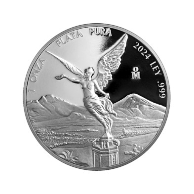 Moneda de Plata-1 oz.-México-Libertad-Proof-2024