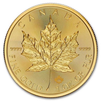 Moneda de Oro 50$ Dollar-Canadá-1 oz.-Maple Leaf-2025