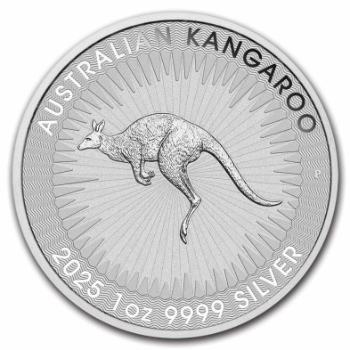 Moneda de Plata 1$ Dollar-Australia-1 oz.-Kangaroo (Canguro)-2025