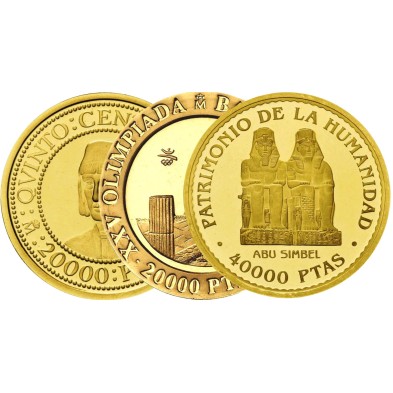 Moneda de Oro 20.000 Pesetas-España-Varios Años