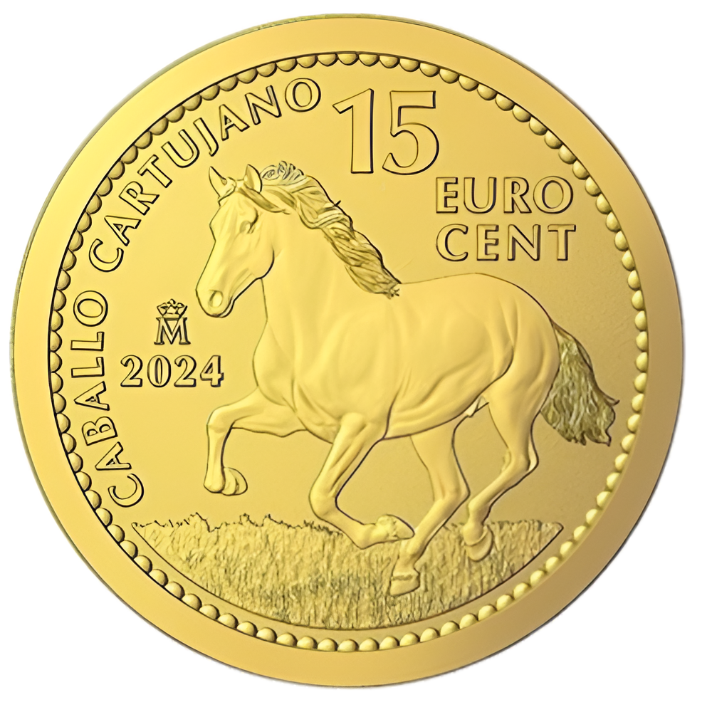 moneda espanola caballo