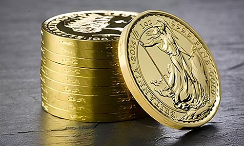 moneda britannia oro